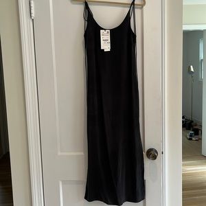 New!  Zara Black Slip Dress, size XS